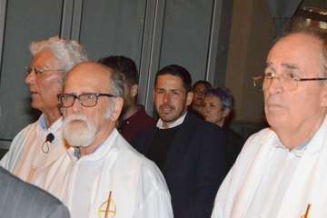 Misa y procesión religiosa en el El Calero de Telde (Foto Francisco Javier Santana)